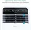 Portable Air Conditioner, AC Unit with Built-in Cool, Dehumidifier & Fan Modes for Room up 6
