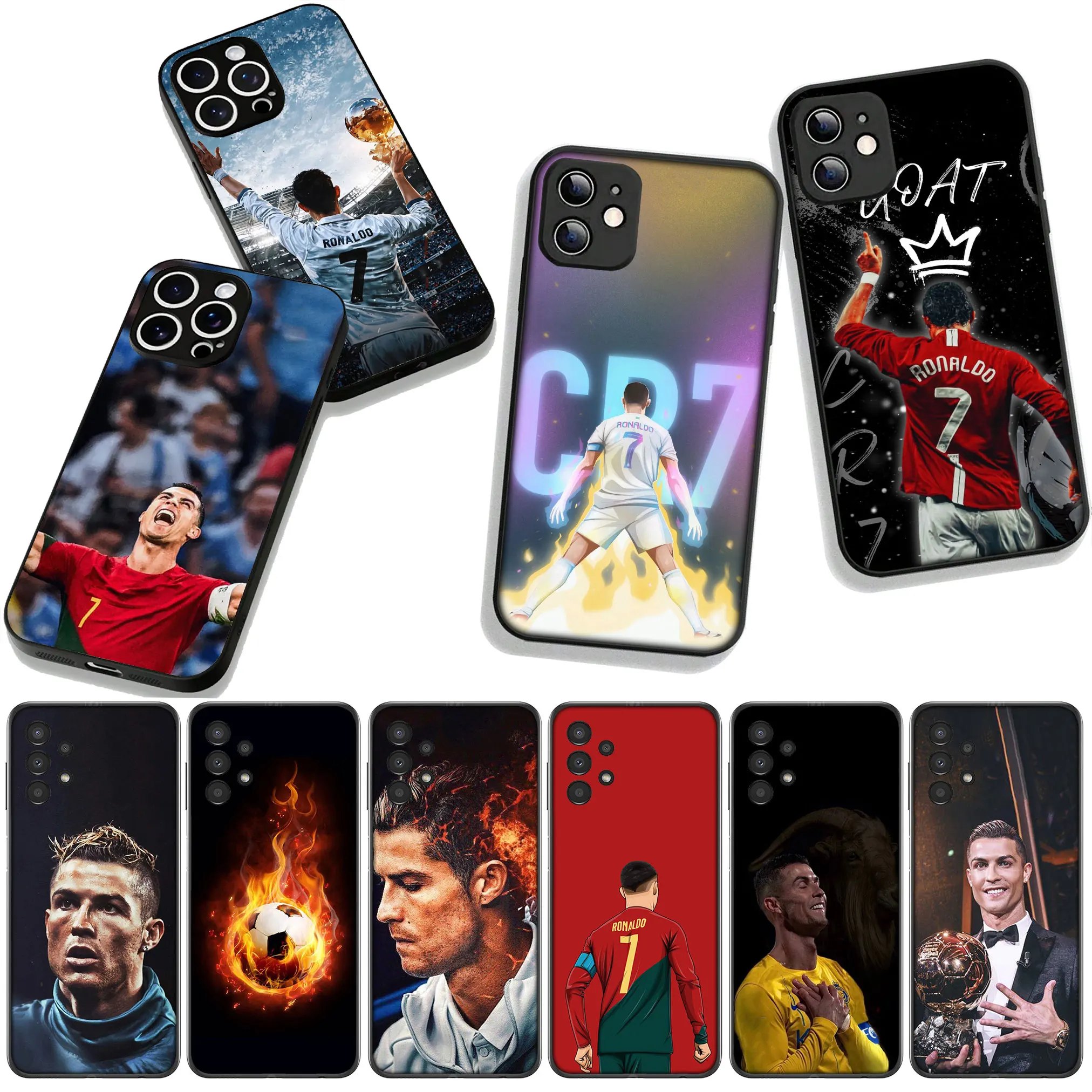Soccer King CR7S No 7 Football Phone Cover Case
