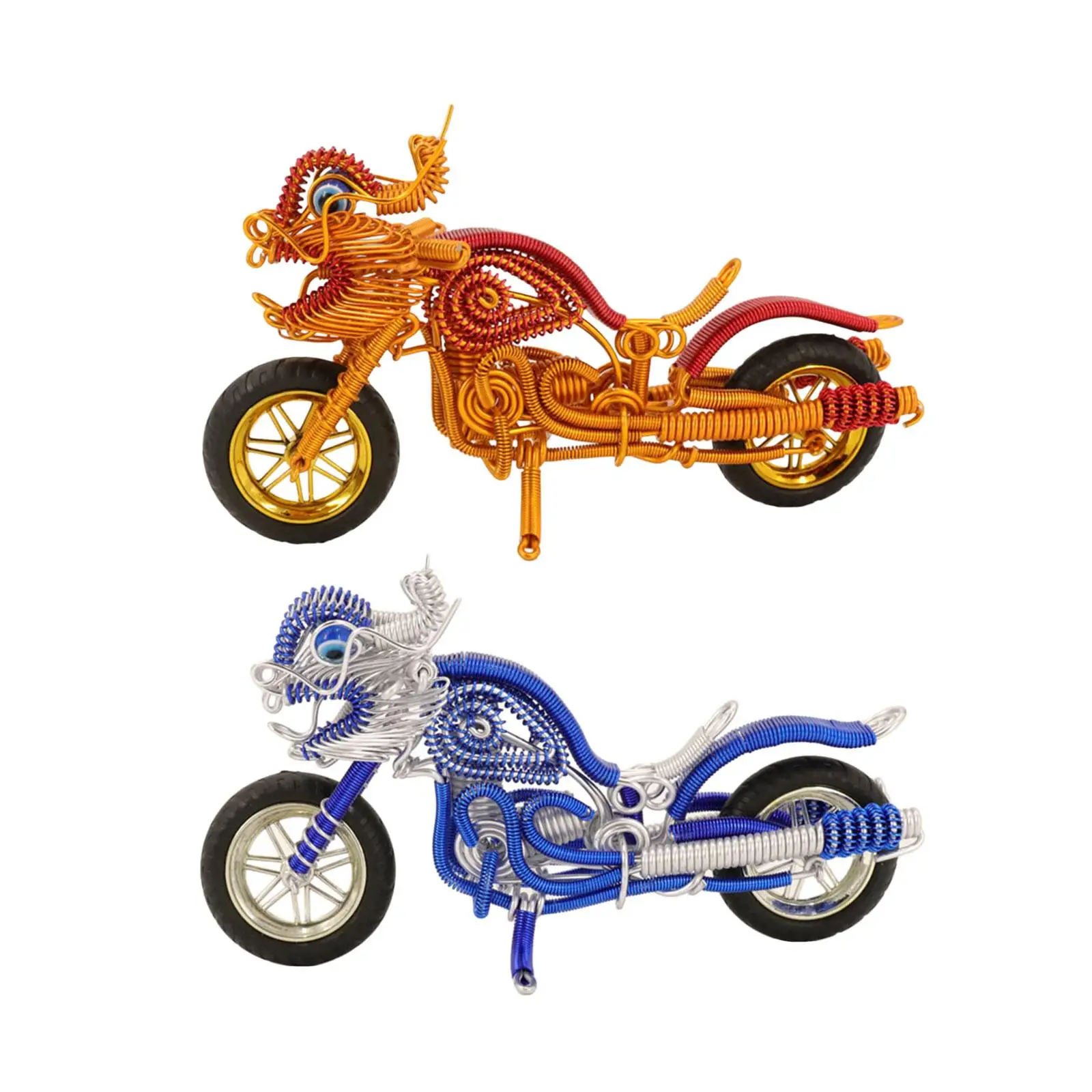 Desktop Motorcycle Model Desk Metal Souvenir Creative Artwork Decorative Toy Motorcycle Figurine Collectible Birthday Gift