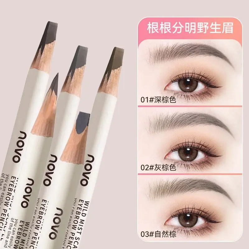 

NOVO Makeup Eyebrow Pencil Thin Head Ultra-Fine Waterproof Sweat-Proof Not Smudge Non-Fading Natural 2023 New Eyebrow Enhancers