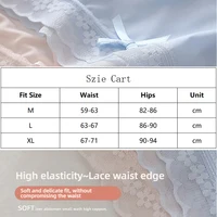3 pièces/ensemble culottes sans couture glace soie dentelle Perspective slips Ultra mince sous-vêtements respirants Cool été femme Sexy Lingerie 6