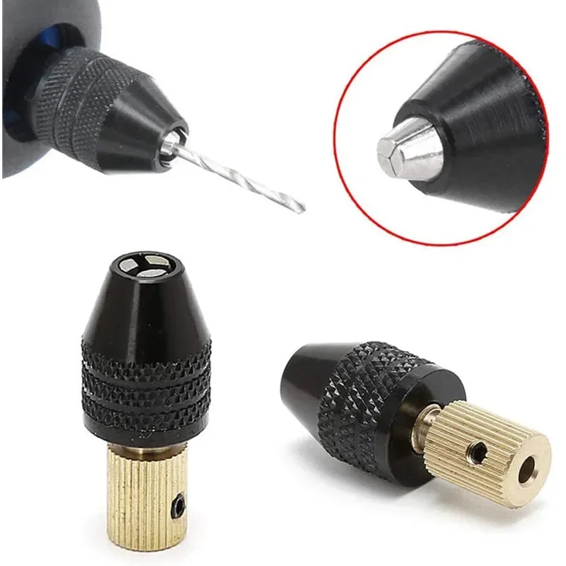 

Chuck 2.3/3.17mm Electric Drill Chuck Aluminum Alloy Small Electric Clamp Hand Woodworking Brass Drill Clamp