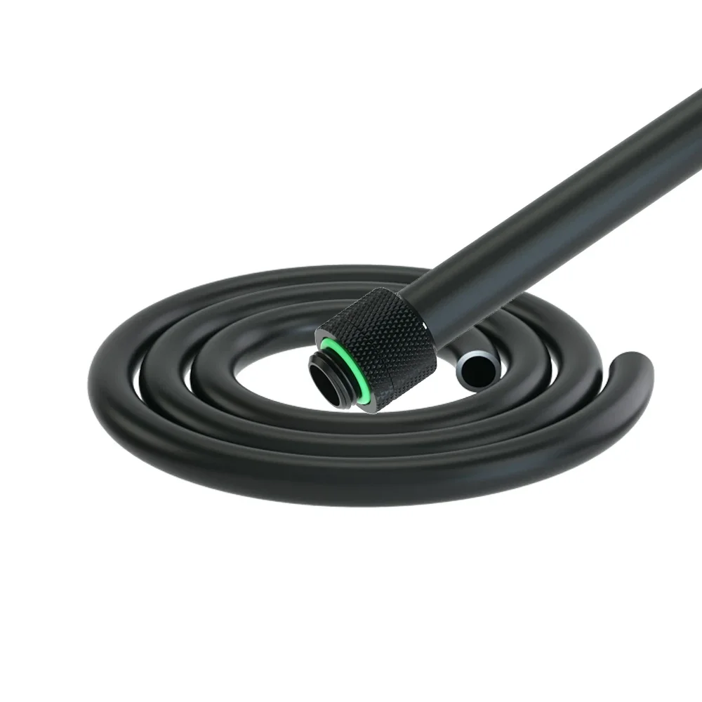 Barrow Soft Epdm Water Cooling Mangueira Flexível Corrosão Water Cooler Pipe Preto 9.8×15.9 mm