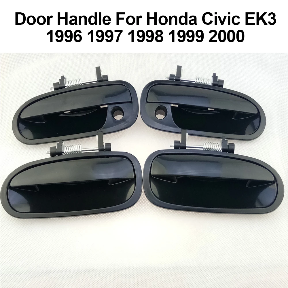 Maniglia Della Porta Esterna Esterna Dell'Auto Per Honda Civic Ek3 1996 1997 1998 1999 2000 (Maniglia Della Porta Posteriore Maniglia Della Porta Ante