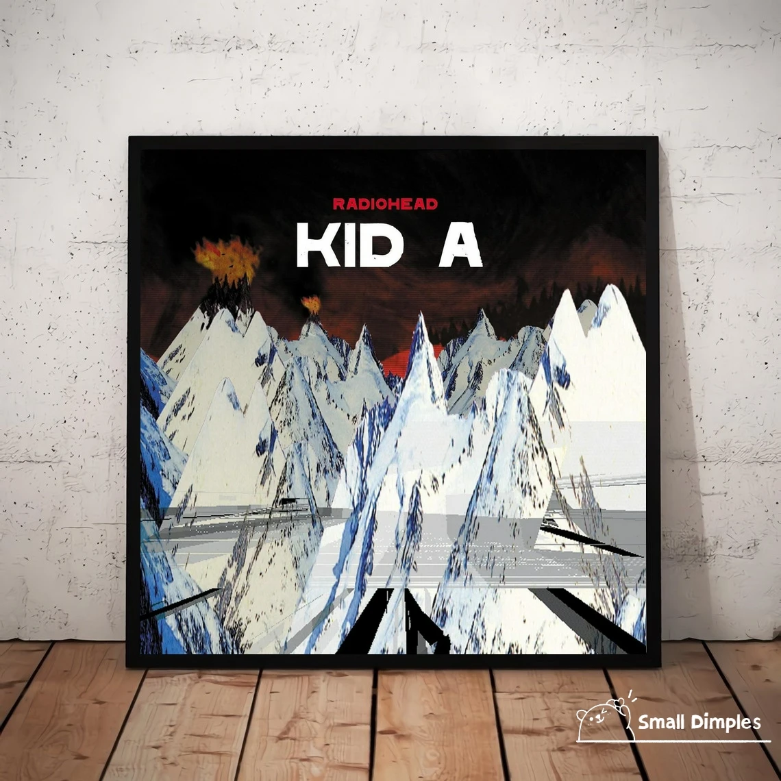 Radiohead Kid A Music Album Cover Poster Canvas Art Print Decorazione Della Casa Pittura Murale (Senza Cornice)