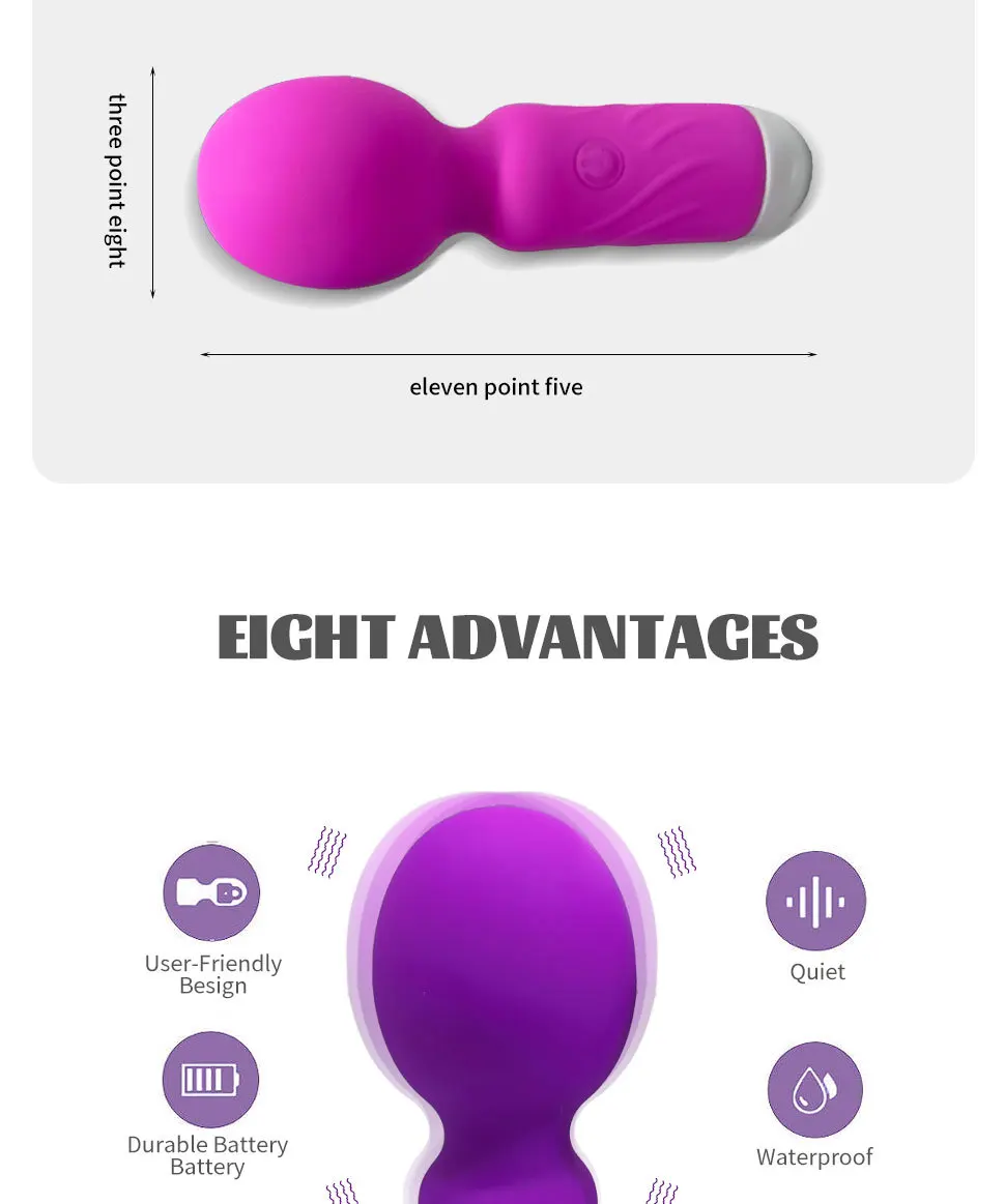 Mini Av Stimulator G-spot Vibrator For Women Discreet Design_voghion.com