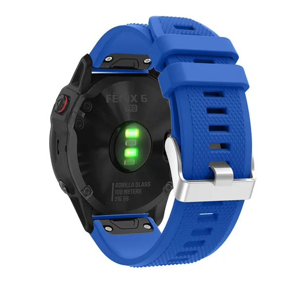 Versatile 22mm Silicone Quick Release Smart Watchband Bracelet