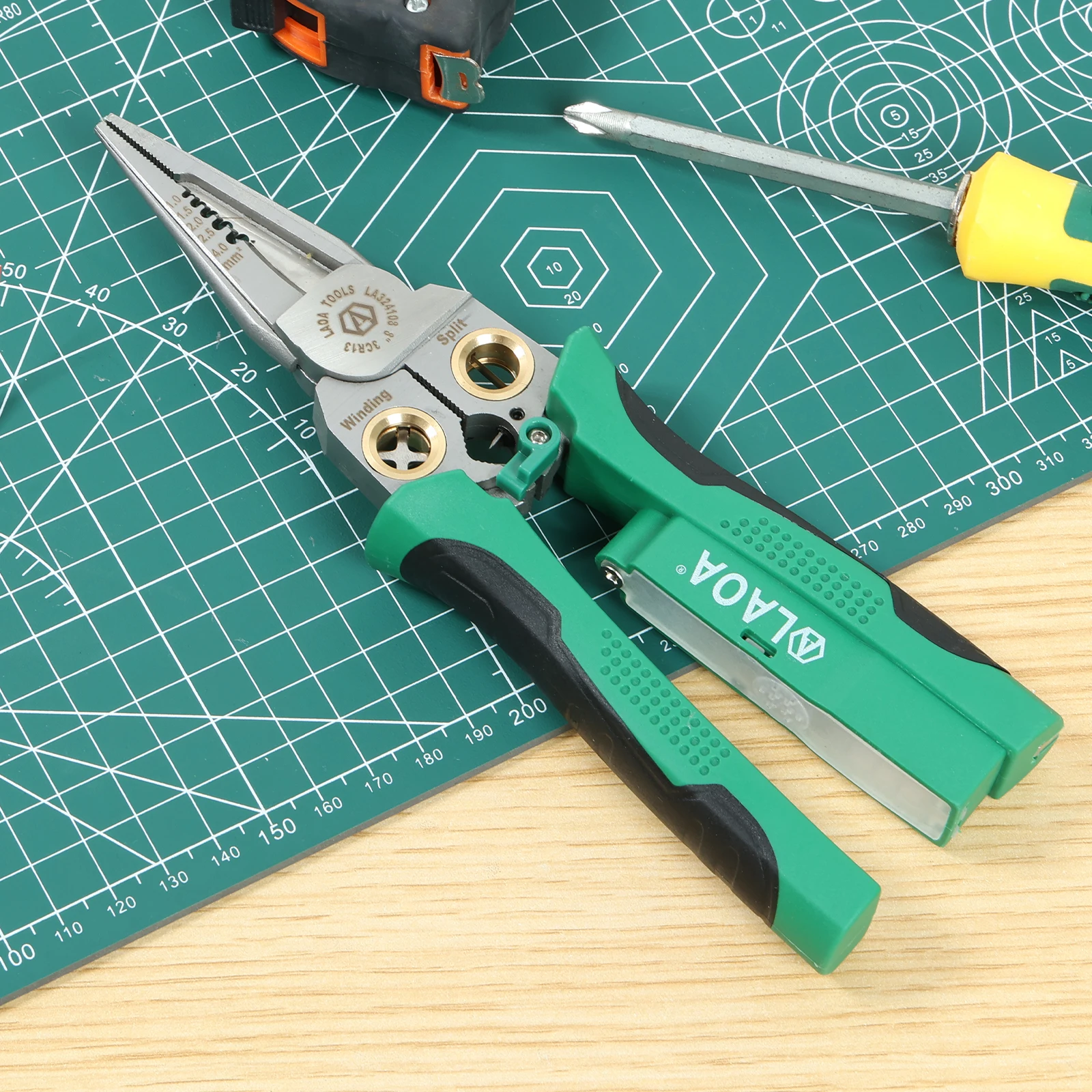 8 in 1 Wire Stripper Plier Multifunctional Cable Stripping Cutter