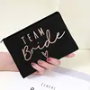 Team Bride  Printed Love Logo Women Makeup Pouch Bridesmaid Pocket Lipstick Makeup Brush Bag Large Capacity Wash Bag for Wedding 5