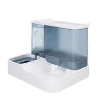 Cat automatic feeder water dispenser large -capacity cat bowl integrated flowing water without wet mouth automatic water feeder 5