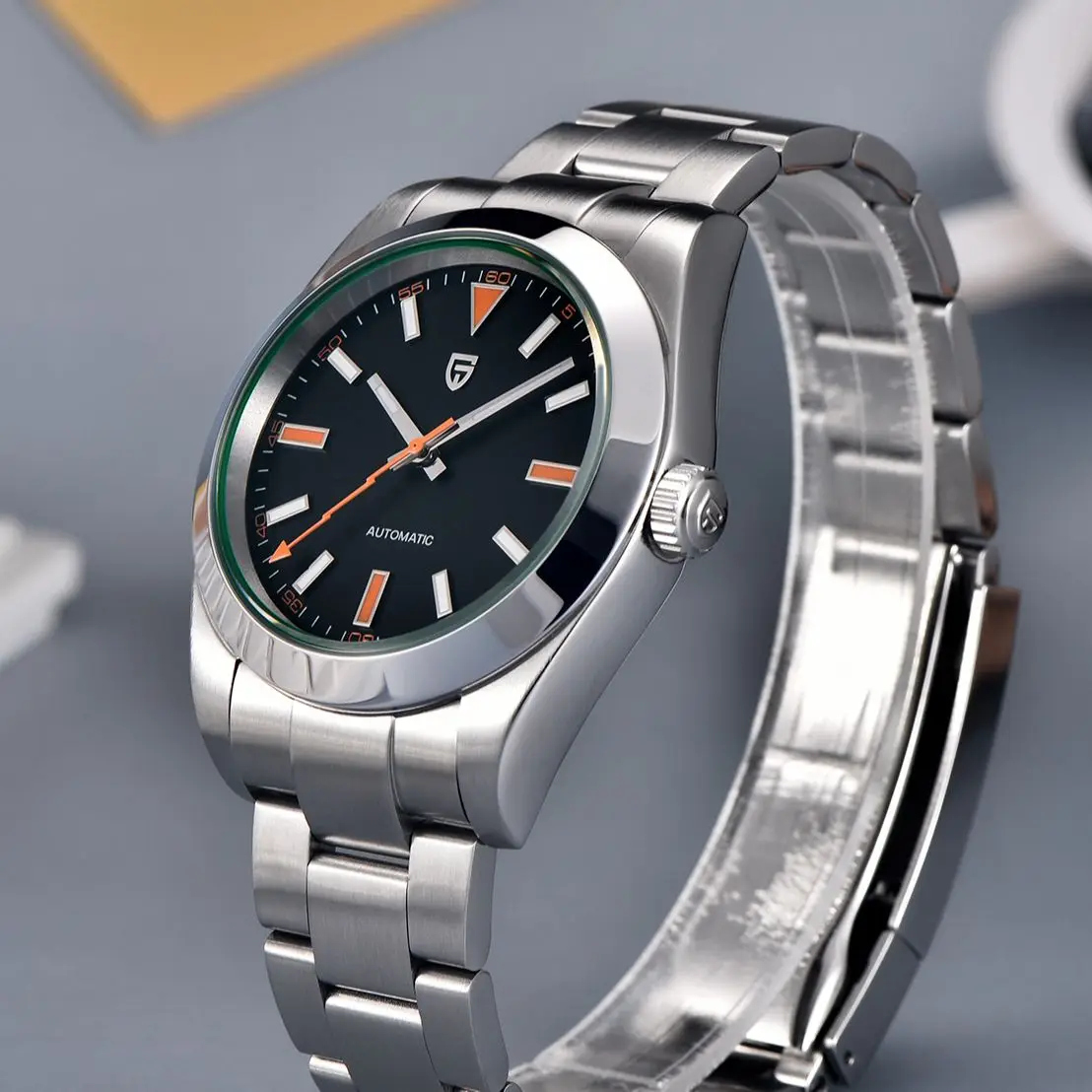 

PAGANI DESIGN Automatic Watch Men Luxury Sapphire Green Glass Mechanical Wristwatch NH35A 100M Waterproof 2022 New Men's Watches