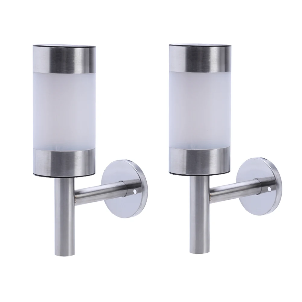 Solar Powered Outdoor Garden Lamps White LED Light