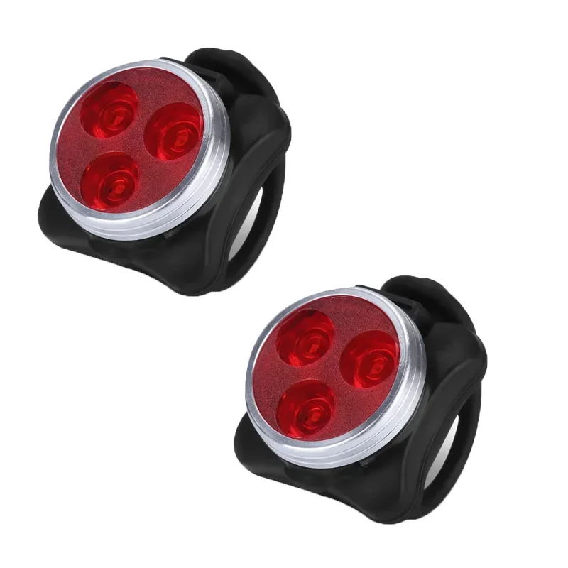 Décoration De Vélo,Feu De Vélo Rechargeable USB 300 Lumens,phare Avant Et Arrière LED,lampe