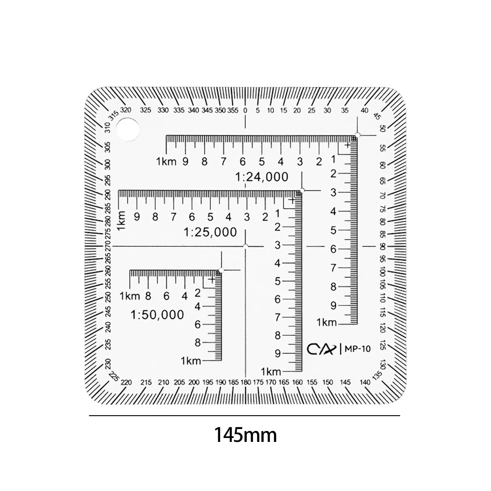 Pocket Grid Map Reading Transparent 1:24000 1:25000 1:50000 School Learning for Poltting Utm, Usng, Mgrs Coordinates Map Reading map reading tool