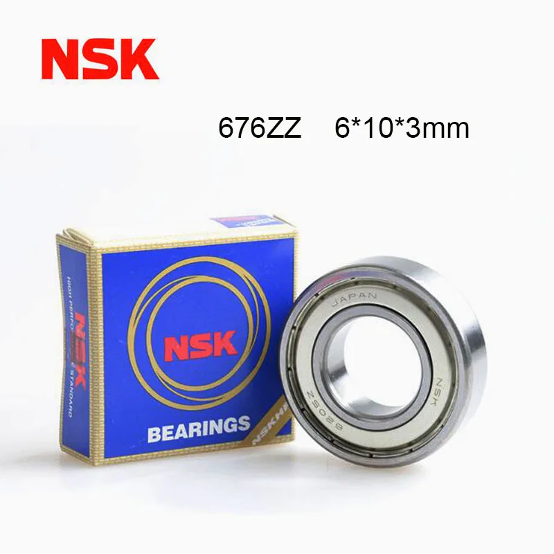 

Origin NSK Bearing 676ZZ High Speed Miniature Bearing 5/10pcs 6x10x3 mm Slim Thin Section Deep Groove 676ZZ Ball Bearings 676 ZZ