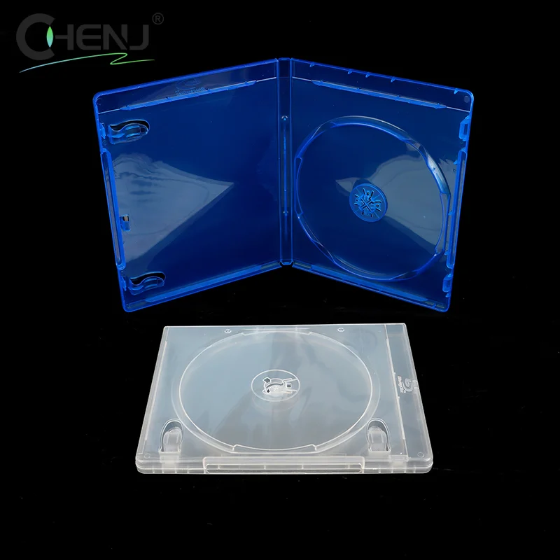Plastic Single/Double/3/4 Piece Discs CD Game Case Cover Thickened CD DVD Disc Protective Storage Box Organizer