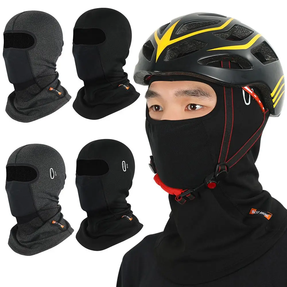 

Motorcycle Face Mask Balaclava Neck Brace Winter Warm Headgear with Glasses Hole Outdoor Sports Windproof Ski Scarf Cap