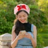 Berets Strawberry Bow Woolen French Beret Hat Wool Cap 56-58Cm Handmade Fashion Warm Hat Gift Halloween Christmas Xmas 2