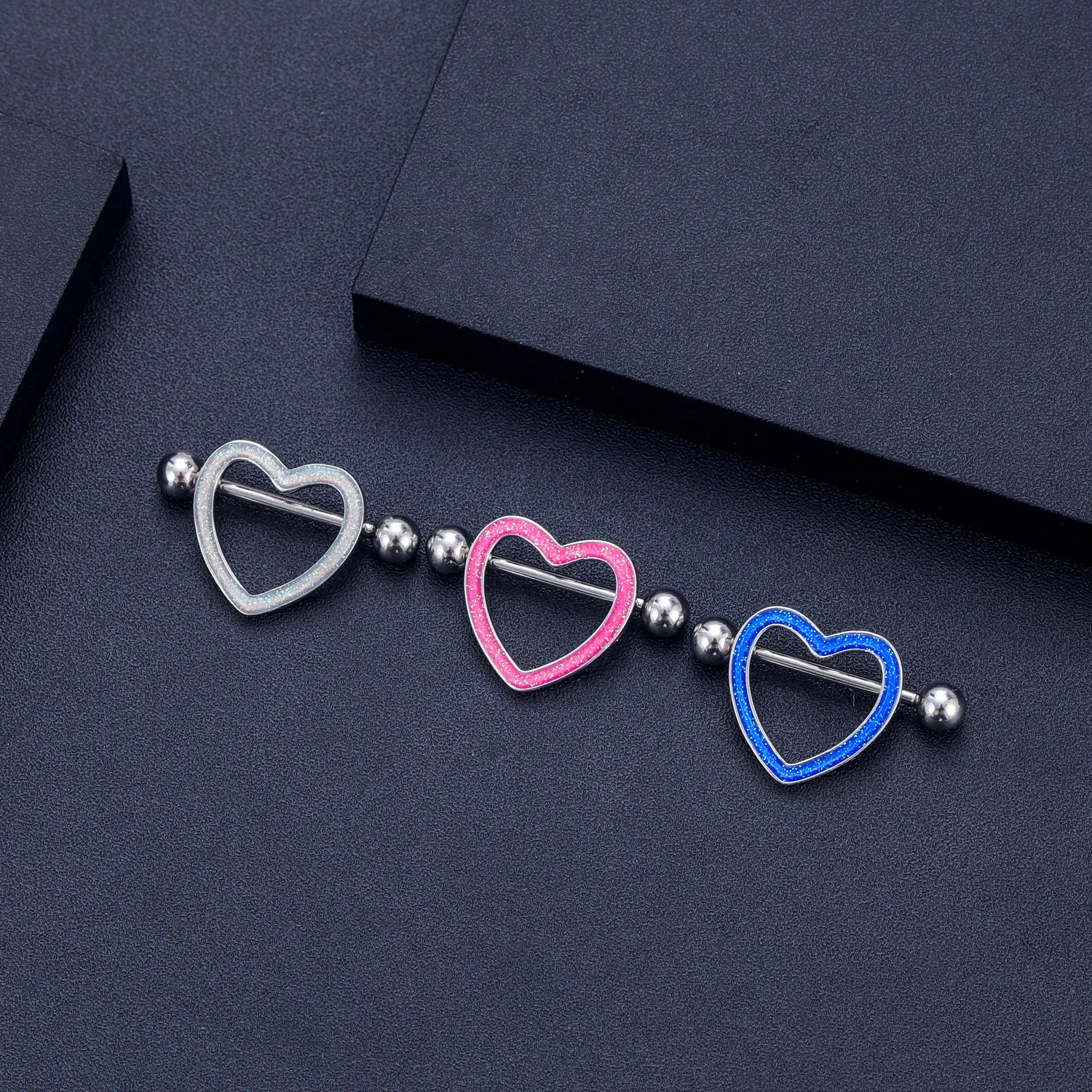 2pcs Snake Rabbit Heart Nipple Piercings Women Nipple Rings Cover