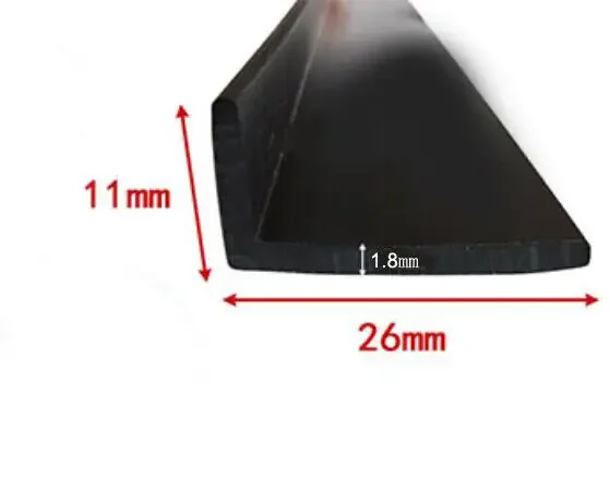 L shaped rubber edging strip door seal strip weatherstrip edge guard edge trim 1 Meter door seal strip rubber seal strip rubber door weatherstripping door weatherstripping sealing strip