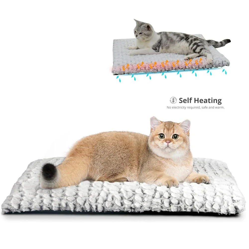 SelfHeatingCatBedPetSelfWarmingPadMatElectricFreeHeatingMat