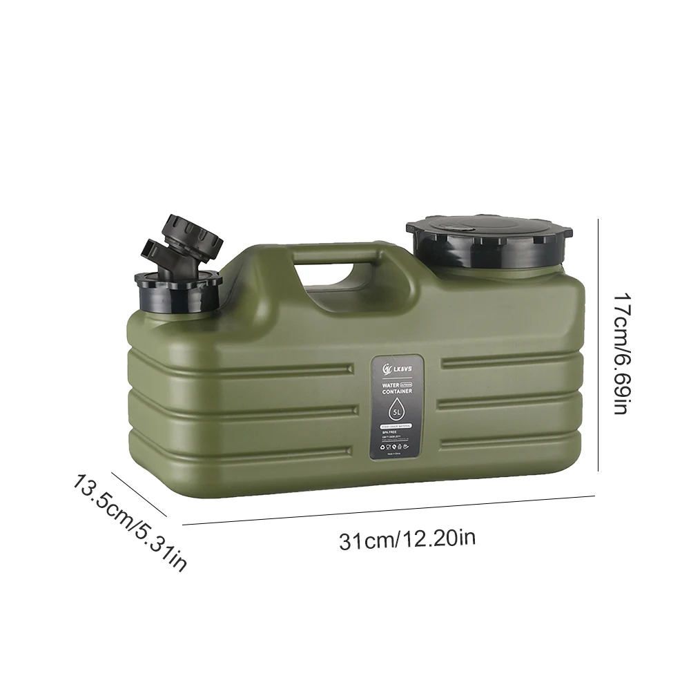 5l Camping Wasser behälter große Kapazität Outdoor Wassereimer tragbare Auto Wassertank mit Wasserhahn für Camping Kochen Picknick – Detail 22
