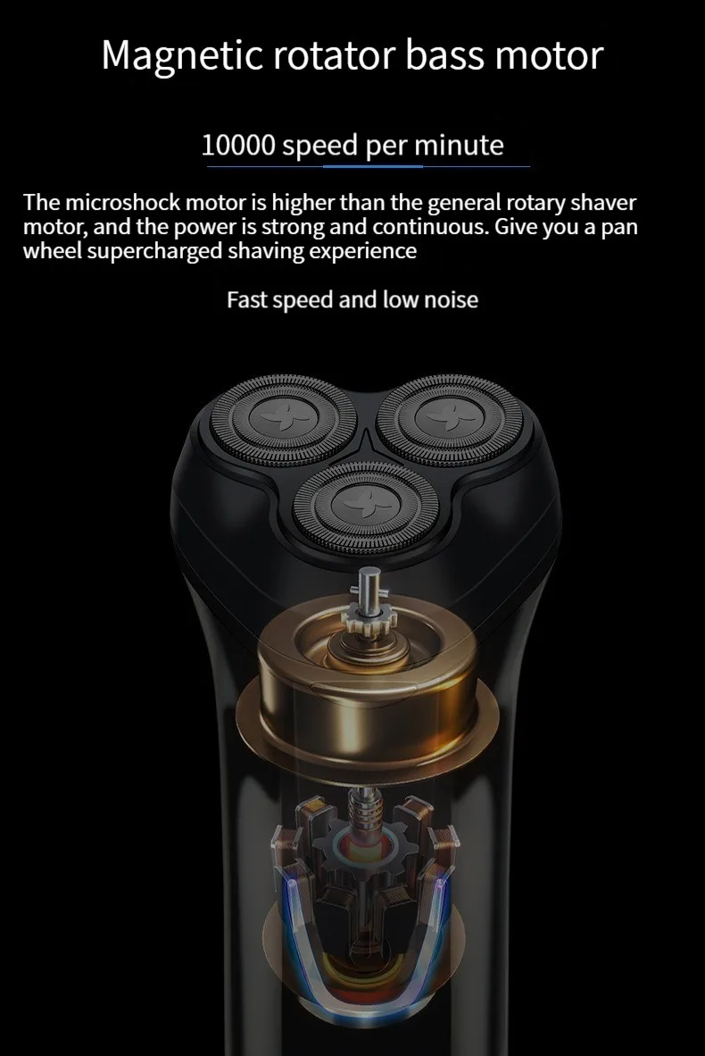 Upgraded Version Three Head Shaver Shaver For Sensitive Areas Lence Pro