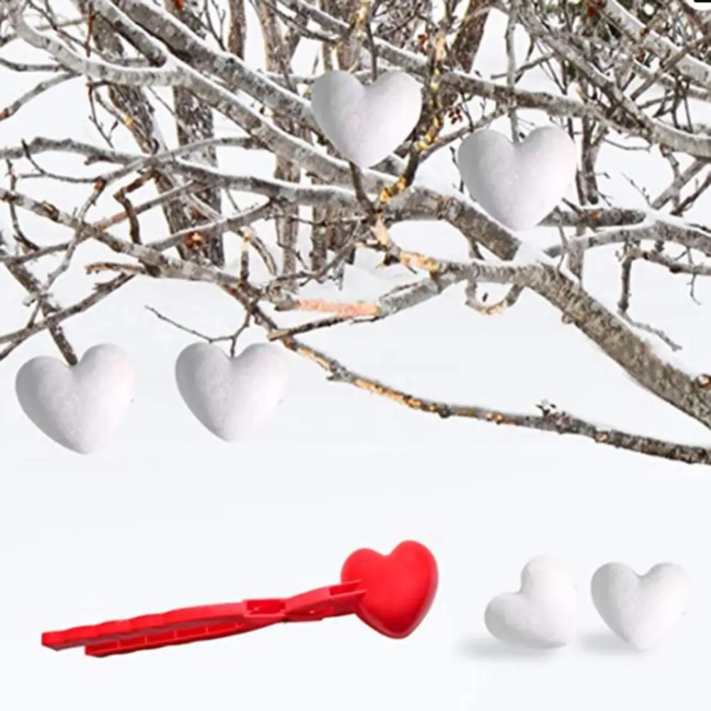 2Pcs Fun Snowball Making Tool Mould Clips Winter Snowball Clips Novelty  Entertainment 5