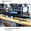 RC Submarine Model Wireless Remote Control Model Sturgeon Submarine Finished Toy Gift Submersible Navy Fleet Model 1