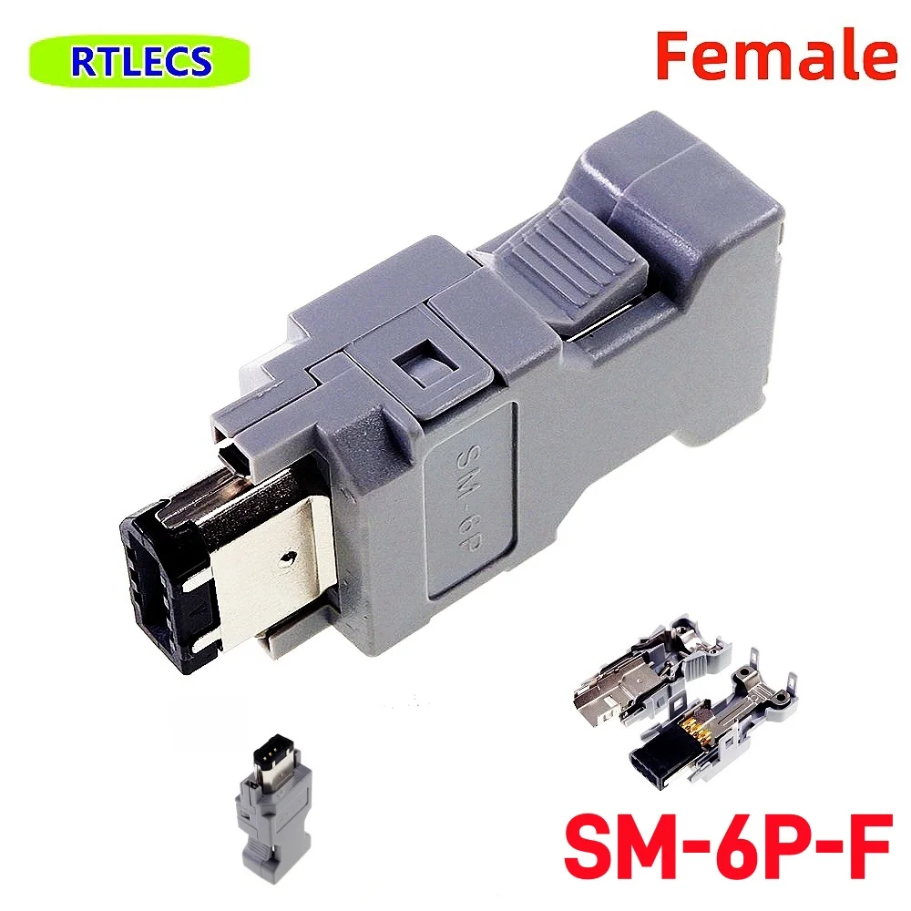 Connettore IEEE1394 SM-6E Femmina 6 Pin - Per Servoazionamenti Yaskawa E Panasonic - Foto 3