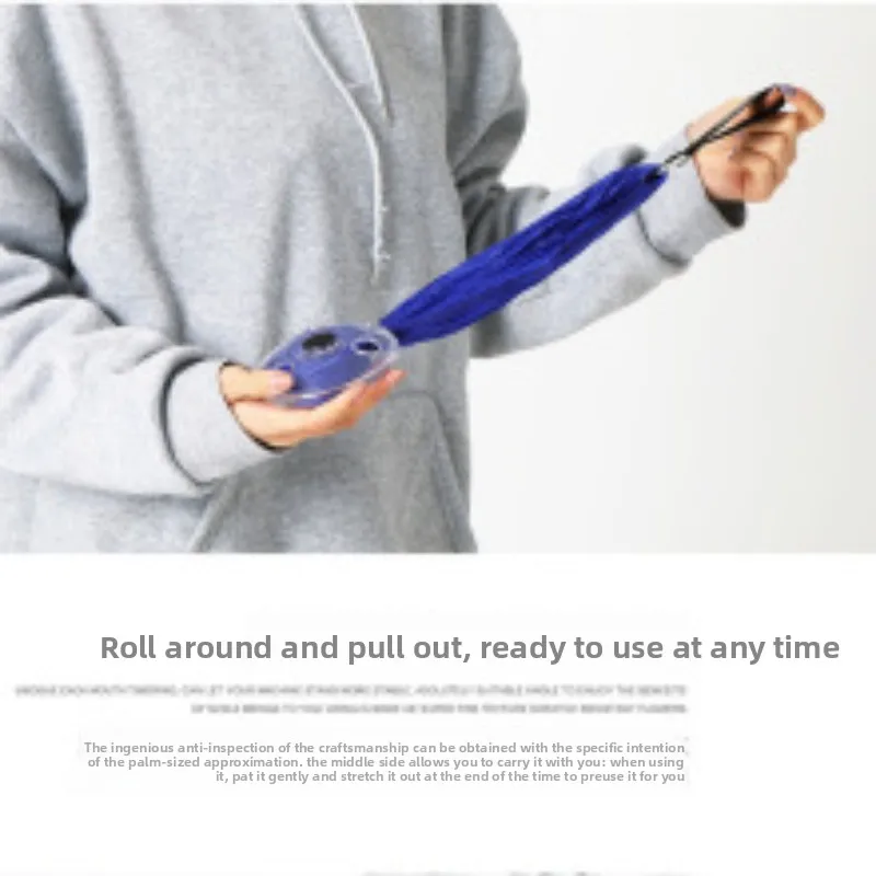 Eco-Friendly Ultra-Compact Portable Shopping Bag with Retractable Folding Design