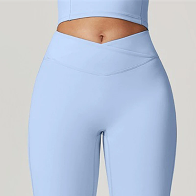 Butt Lifting Flared Leggings Yoga Pants Women's Sexy Sports Tights High Waisted Wide Leg Gym Pants Fitness Workout Legging Woman 4