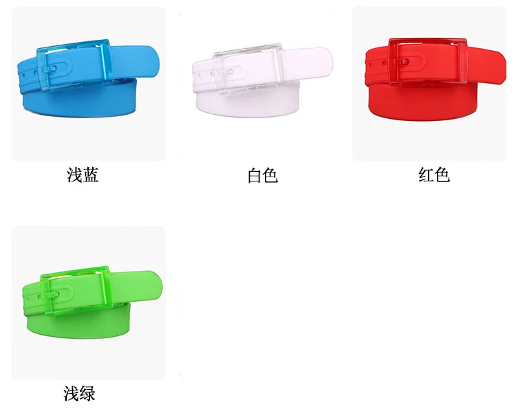 3.5x116cm High Quality Silicone Belt For Men And Women