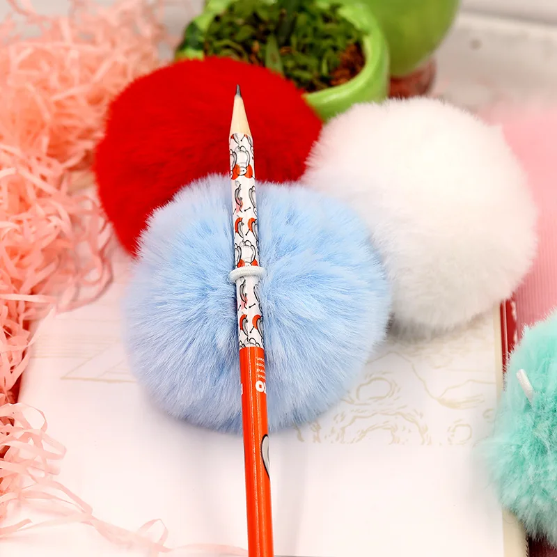 Real Rex Rabbit Fur Ball 6cm Pompom Car Pompon Rabbit Fur Ball for Keychain DIY Bag Charms with Fluffy Bunny Ponpones pom poms craft supplies fluffy ball accessories