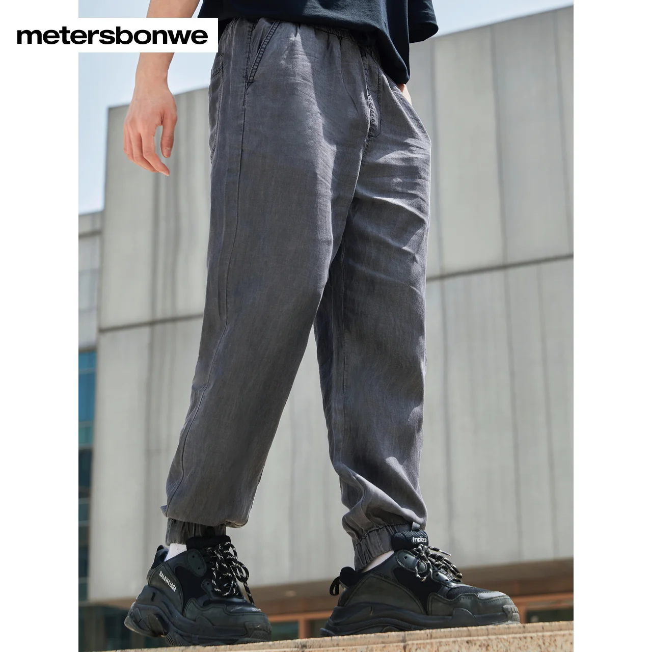 Metersbonwe Jeans Men Summer New Tense Loose Casual Jogging Jeans Brand  Fashion Denim Pants High-Quality Trousers