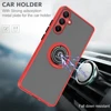 Multifunction Hard PC Back Cover For Samsung Galaxy A05 A05s A15 4G A25 A35 A55 5G 2024 Case Magnet Holder Ring Shockproof Coque 4