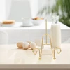 Tea Cup Holder Tea Set Display Stand Gold Metal Cup Saucer Display Stand 1 Piece 4