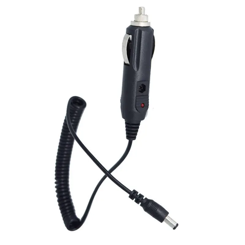 DC 12V Car Charger Charging Cable Spring Cord Line for Baofeng UV-5R 5RA 5RE PLUS UV5A+ Portable Two Way Radios Walkie Talkie 10pcs dc 12v car charger charging cable spring cord line for baofeng uv 5r 5ra 5re plus uv5a two way radios walkie talkie