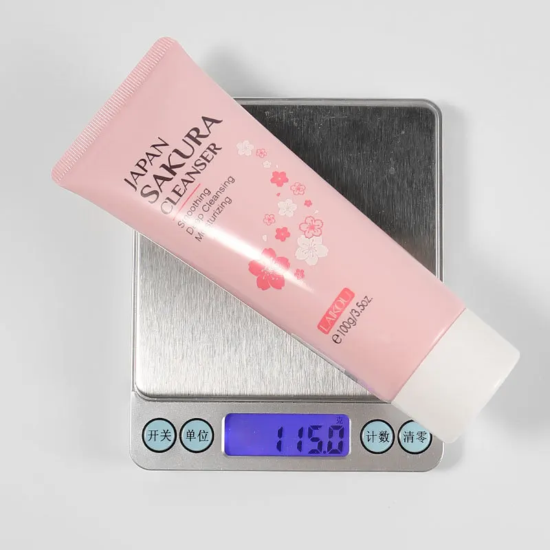 Description Picture 3 of itemLAIKOU Sakura Facial Wash Oil Control Long Lasting Hydration Moisturizing Deep Pore Cleansing Hydrating Cleanser