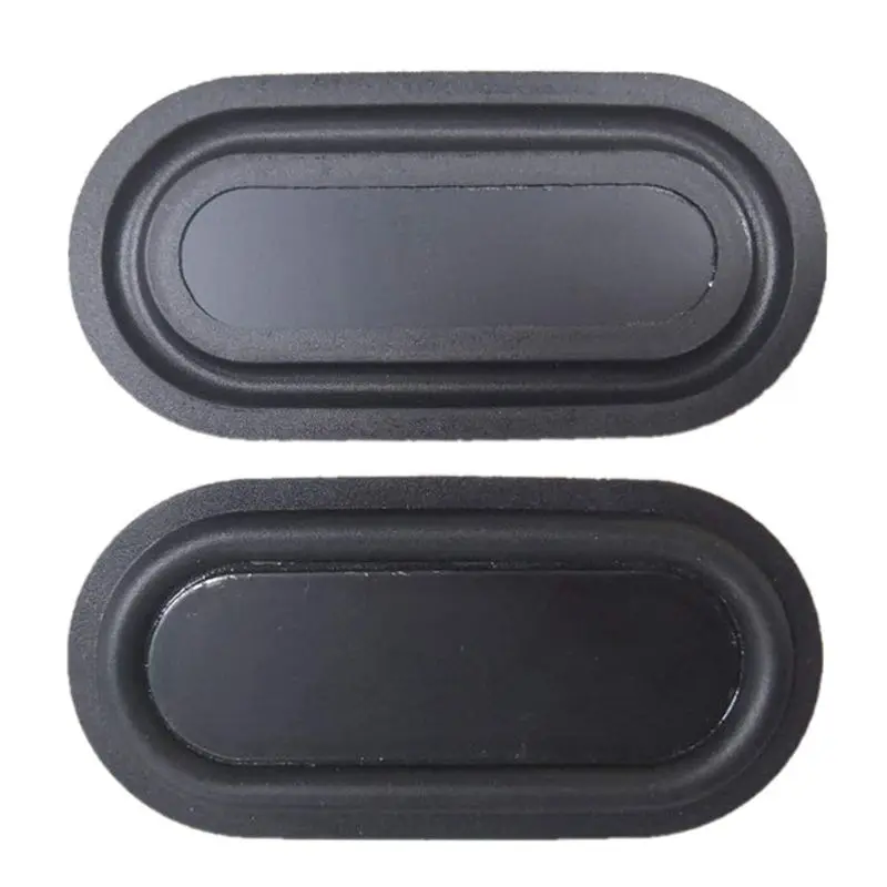 2PCS Oval Bass Diaphragm Rubber Speaker Plate Passive Radiator Auxiliary Bass Vibration Plates 2040-6090