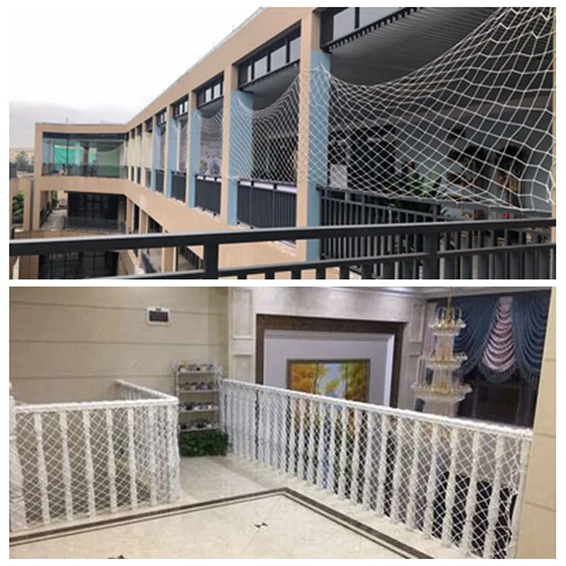 

Mesh Spacing 10CM Anti-fall Safety Protective Net Garden Plant Climbing Netting Balcony Railing Fence Protection Decoration