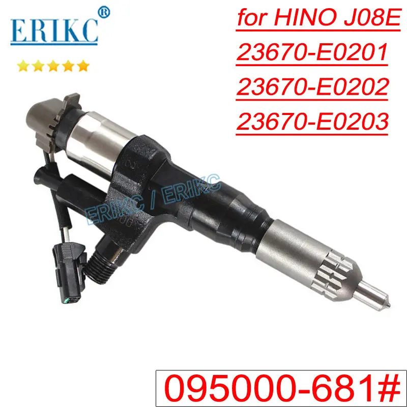 

095000-6810 23670-E0201 23670-E0202 23670-E0203 DIESEL INJECTOR NOZZLE 095000-6811 Fuel Injection Sprayer FOR DENSO HINO J08E