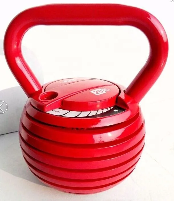 Kettlebell In Ghisa Cinese Da Competizione Regolabile Con Verniciatura A Polvere Di Alta Qualità