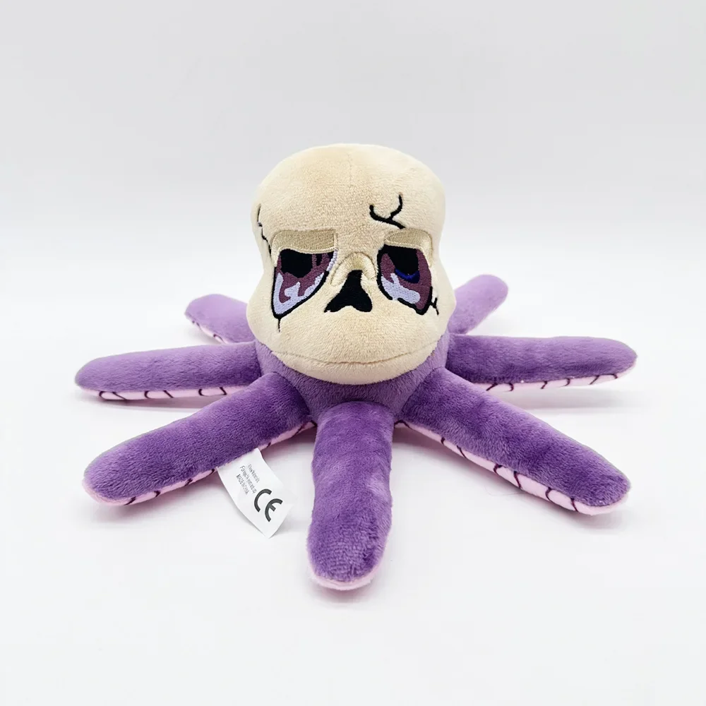 

Махровая плюшевая игрушка Octoskull, милый осьминог, украшение для дома, подарки, мягкая подушка, подарок на день рождения для детей