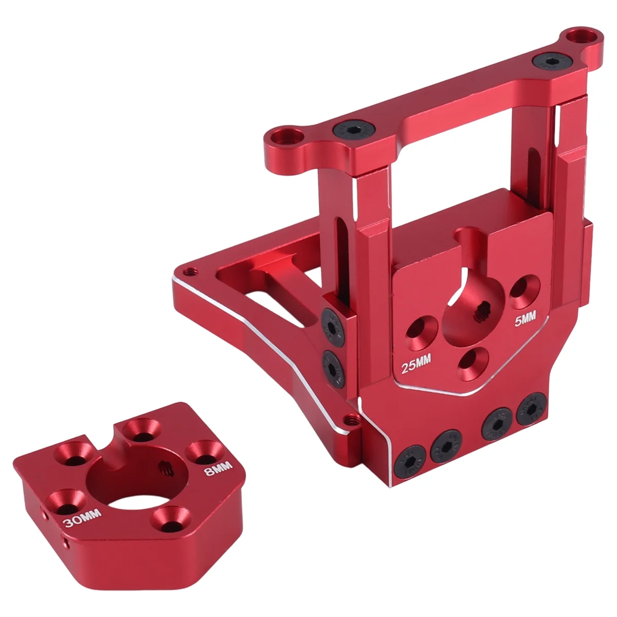 

Metal Upgraded Motor Mount Seat Quick Disassembly for TRAXXAS 1/5 X-Maxx XMAXX 6S 8S 1/6 XRT RC Car Upgrade Parts,1