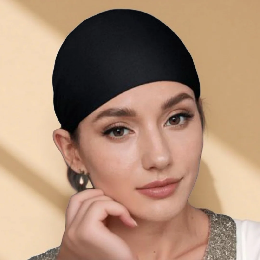 3 قطعة قبعات الحجاب الداخلي مشروط إسلامية النساء بلون تحت قبعات الحجاب بسط تنفس غطاء كامل Undercap بونيه