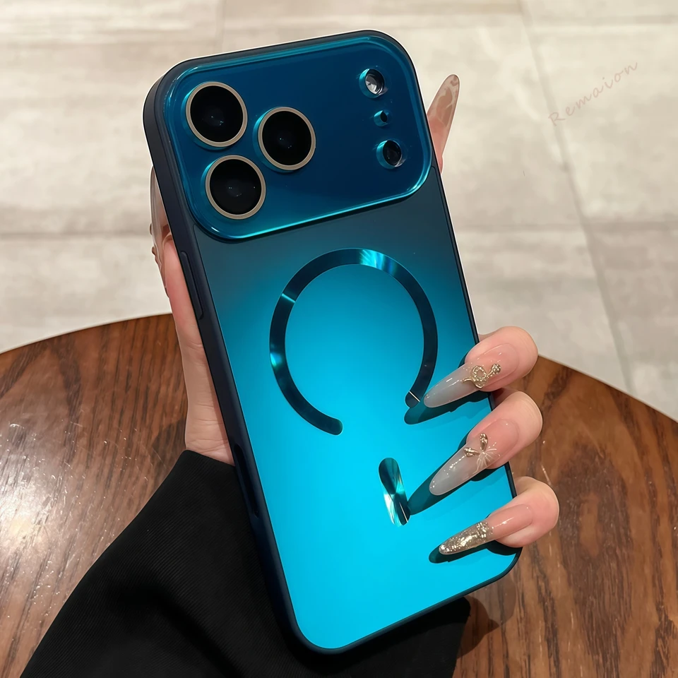 รูปสินค้า เคสแม่เหล็กกลิตเตอร์หรูสำหรับ iPhone 17/16 Pro Max