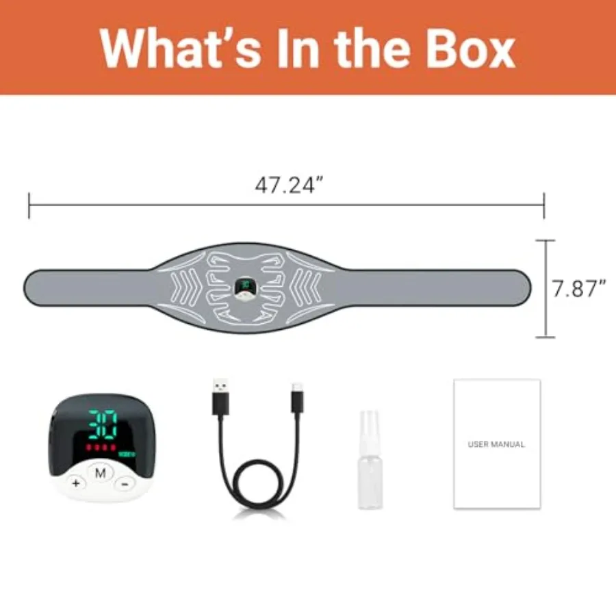 Abs Stimulator, Ab Stimulator Muscle Toner for Gym Office Home