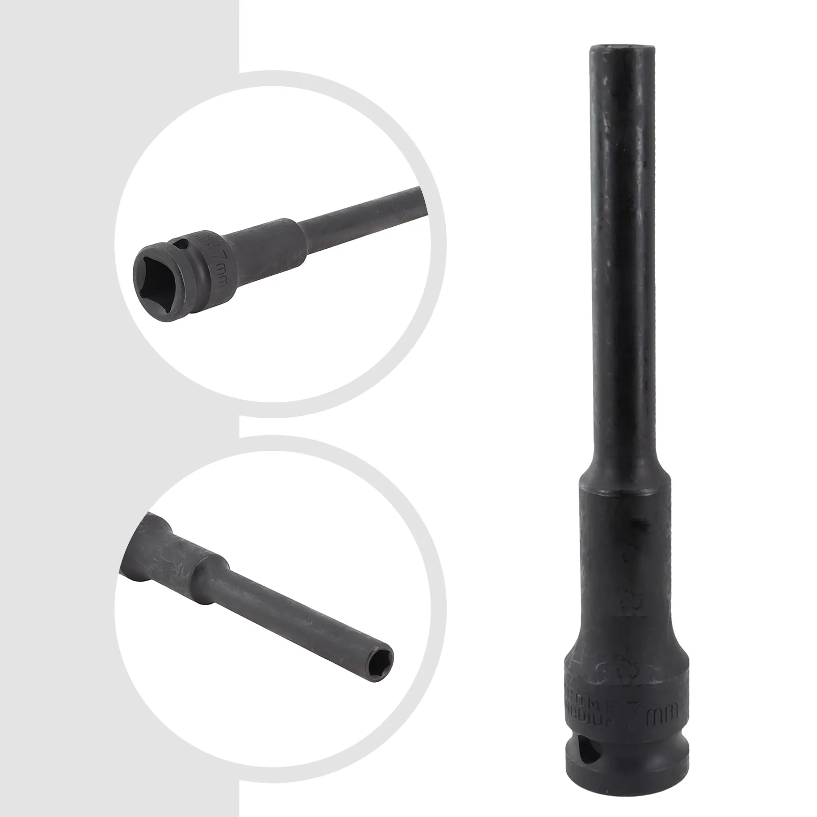 1 stücke 1/2 Stick Steckschlüssel Hex Buchse Kopf 8-24mm Adapter Spanner Konverter Innensechskant Vertiefung Luft kanone-Hülse – Detail 7