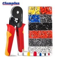 HSC8 10-6A 0.25-10mm² Tubular Terminals Crimping Pliers Wire Ferrule Crimper Tools,Household Electrical Hand Tool Kit Clamp Tool 1